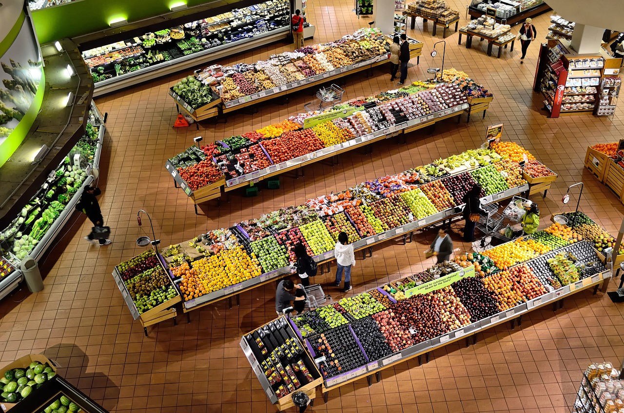 Quais os principais produtos de um supermercado?